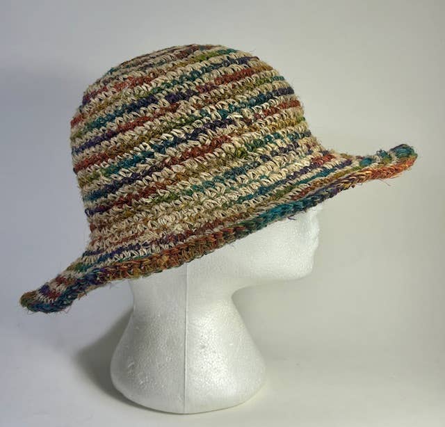 Foot Path Trading Co - Wholesale Straw Hat - Women's - Hemp Sun Hat Color3
