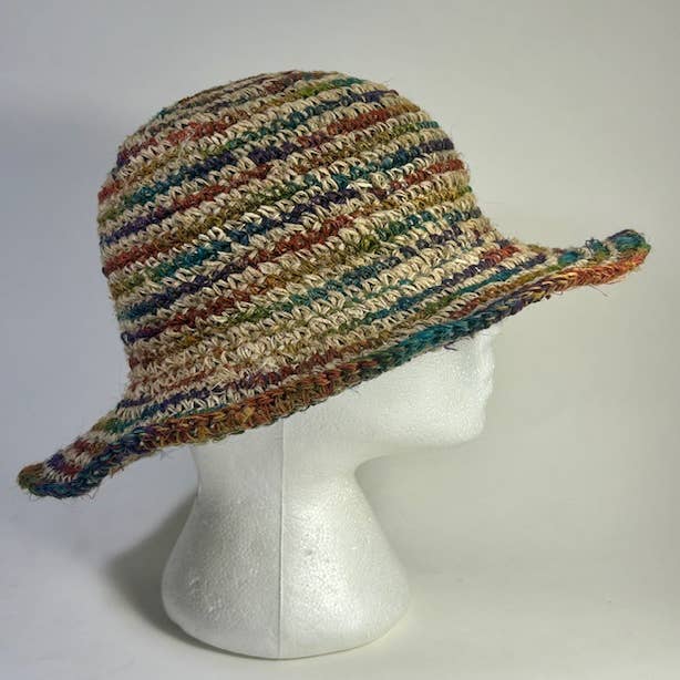 Foot Path Trading Co - Wholesale Straw Hat - Women's - Hemp Sun Hat Color3