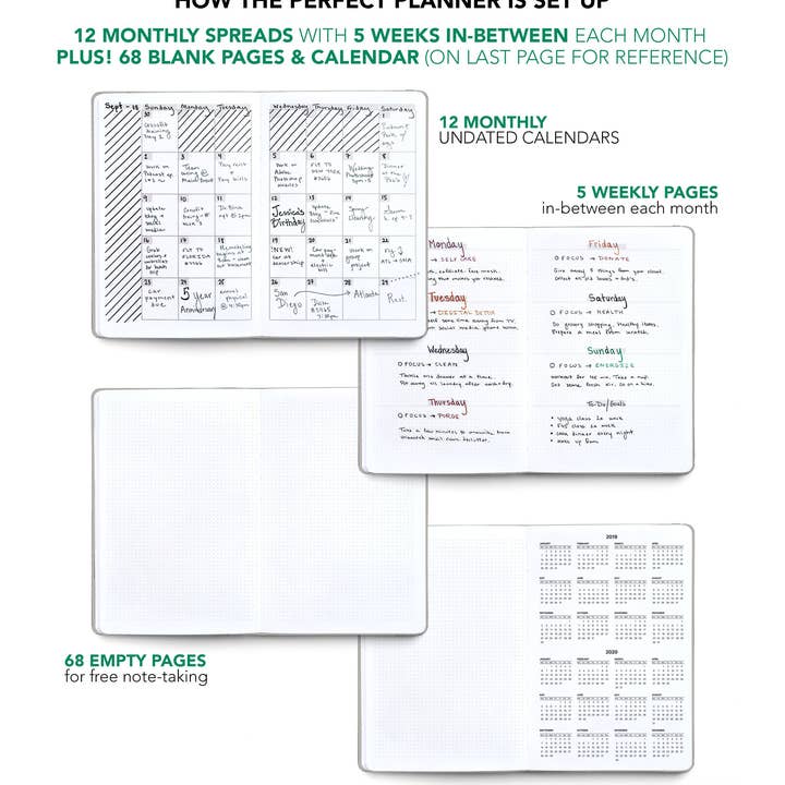 Bullet Keeper - Wholesale Planner - Perfect Planner - Monthly & Weekly9