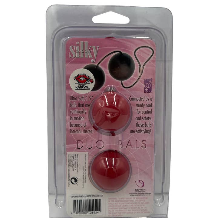 Kinky Pleasure - Wholesale Sex Toy - Trendy Deals - TD20064- Silicone Silky Kegal balls Red
