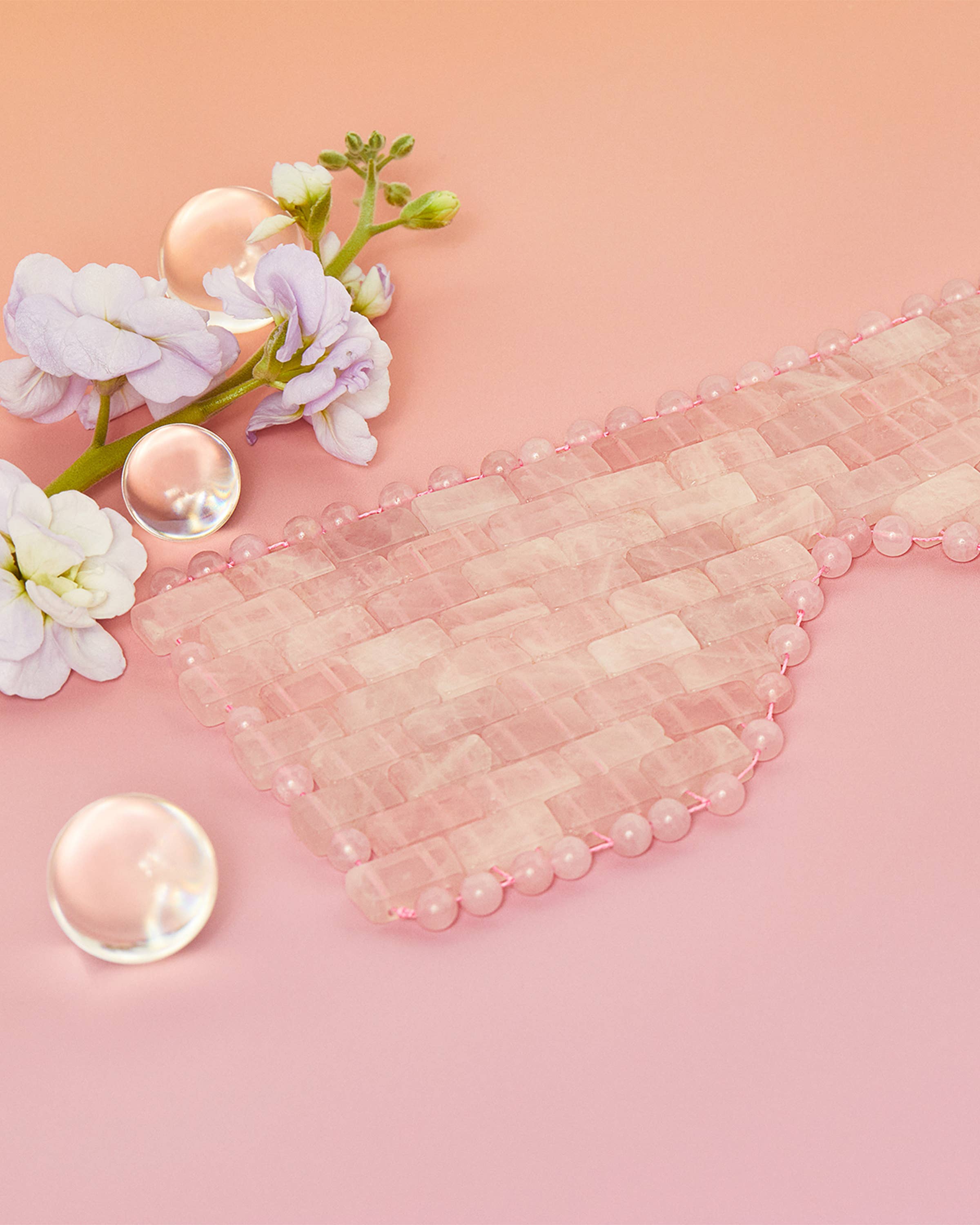WTHN - Wholesale Sleep/Eye Mask - Rose Quartz Eye Mask - Beauty Accessory