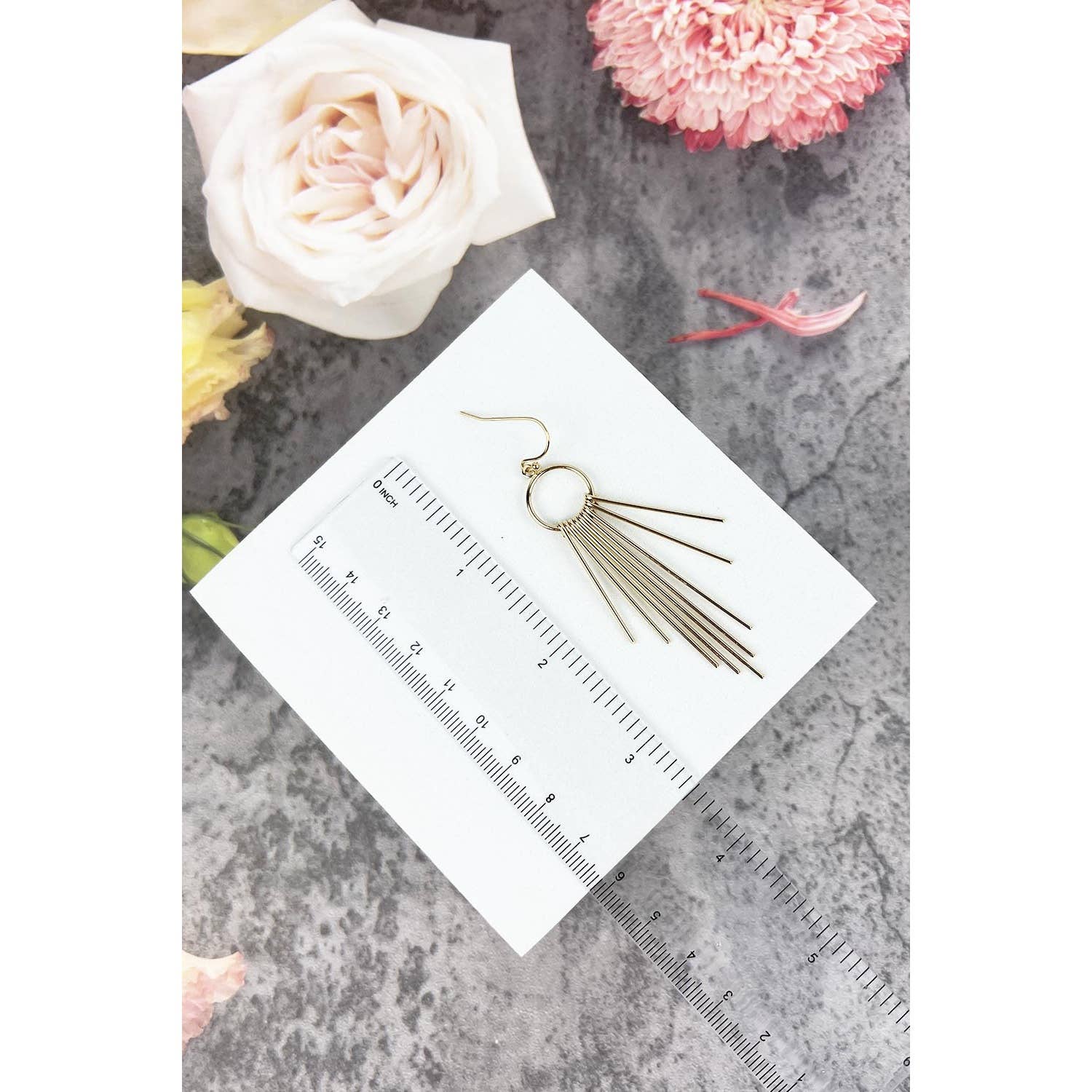 JHP Collection - Wholesale Dangle Earrings - ROUND DROP  TASSEEL FASHION HOOK EARRINGS1