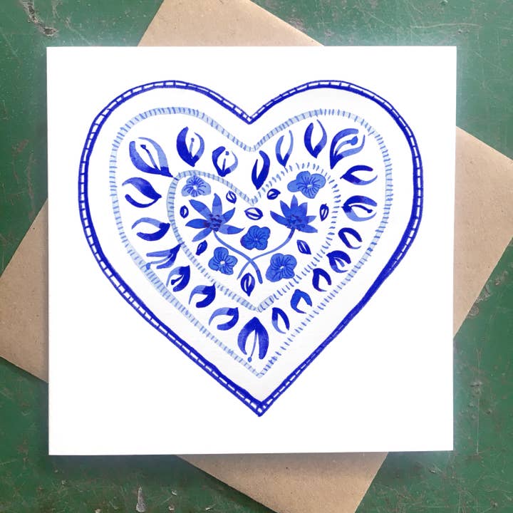 Amor, amor, amor - Cartão de Saudações Ilustrado por atacado de Hello Magpie