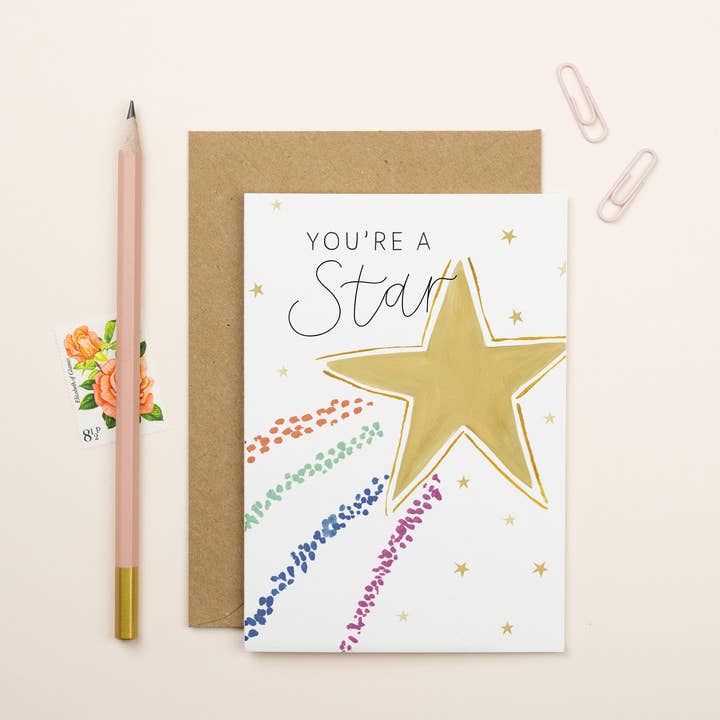 Carte Vous êtes une étoile pour la vente par Elizabeth Mugridge