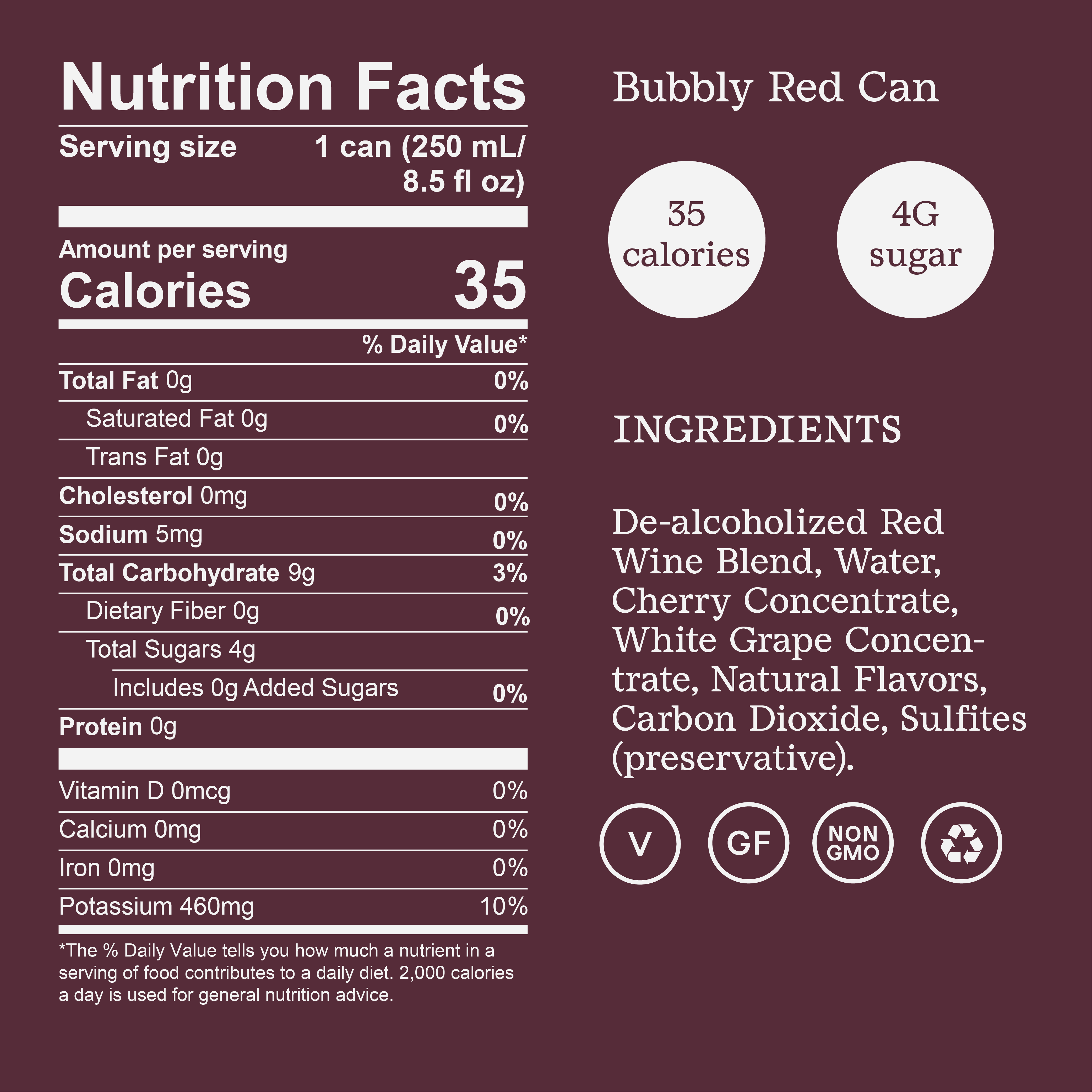 Surely Wine - Wholesale Non-Alcoholic Spirits/Wine/Beer - Non-Alcoholic Bubbly Red Can 4-Pack1