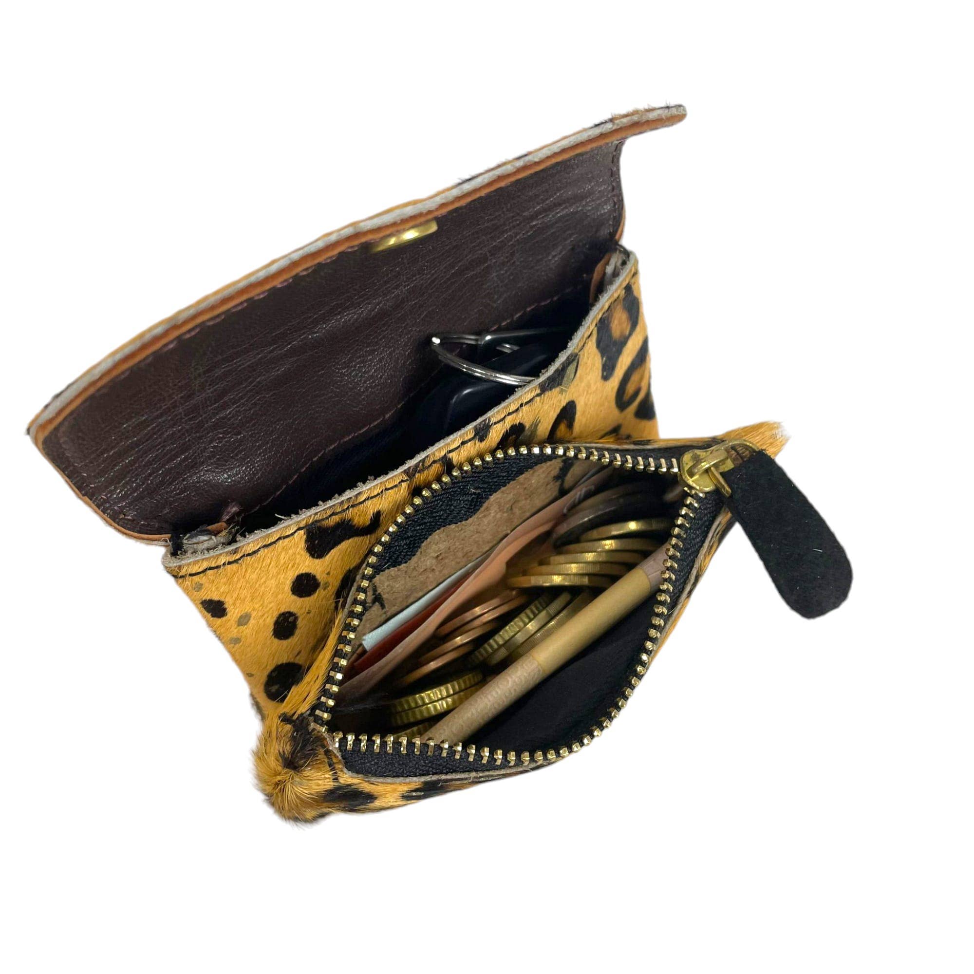 Black Handmade Leather Purse for Women with Ethnic-Exclusive Style for wholesale on Faire4