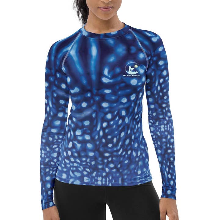 Whale Shark Constellation Rash Guard♻️ for wholesale by The Dive Compass