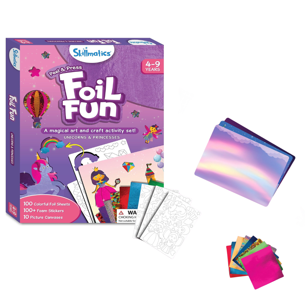 Skillmatics - Wholesale Art Set - Kids & Baby - Skillmatics - Foil Fun - Unicorn and Princess Craft Kits1