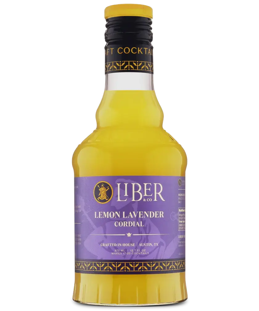 Liber & Co. - Wholesale Cocktail Mix/Syrup - Lemon Lavender Cordial4
