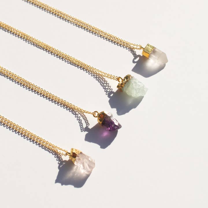 Rover & Kin - Wholesale Pendant/Charm Necklace - Raw Gemstone Necklace9