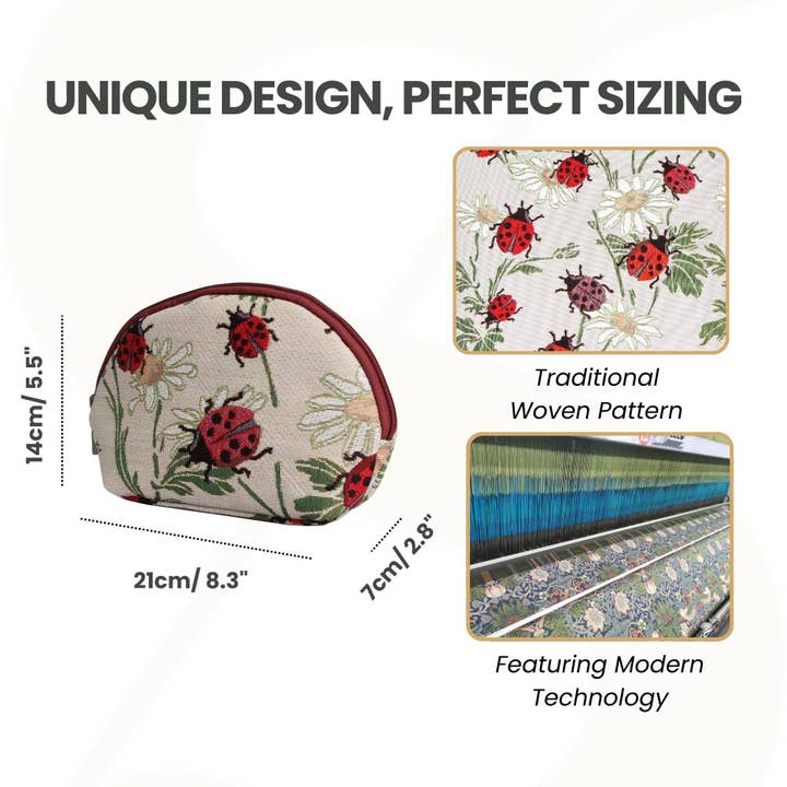 SignareArt - Wholesale Makeup/Cosmetic Bag - COSM-LDBD | Ladybug Cosmetic Make Up Bag2