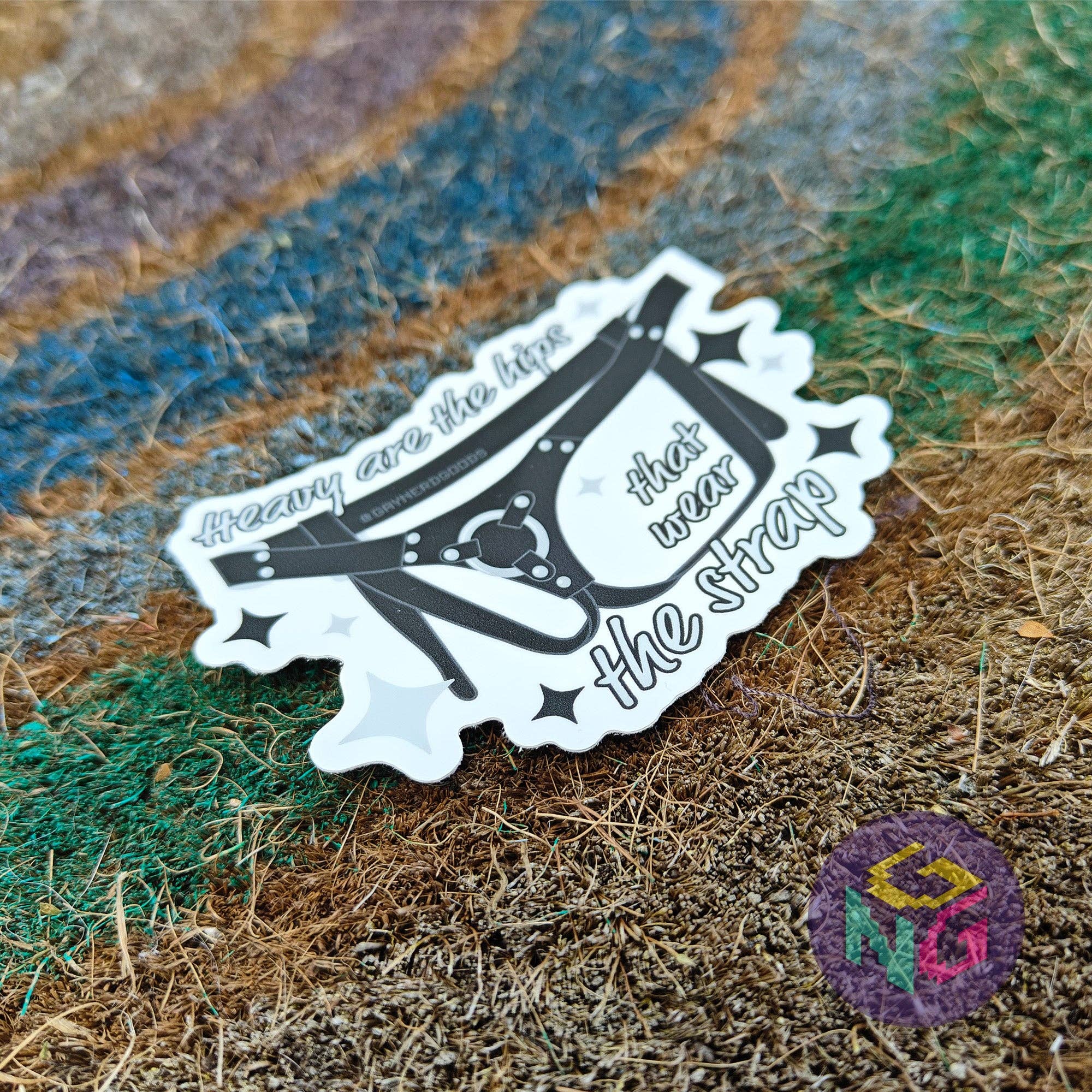 Gay Nerd Goods - Wholesale Sticker - Heavy Hips Sticker1