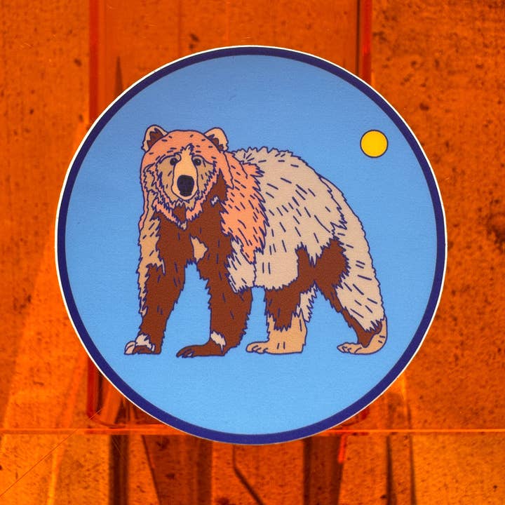 Caroline Clark - Vente Autocollants pour téléphone et ordinateur portable - C'est un autocollant d'ours !1