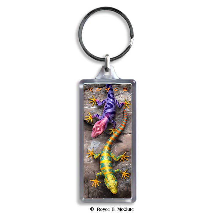 Artgame Ltd. - Wholesale Keychain - Unisex - 3D Royce Keyring - Geckos