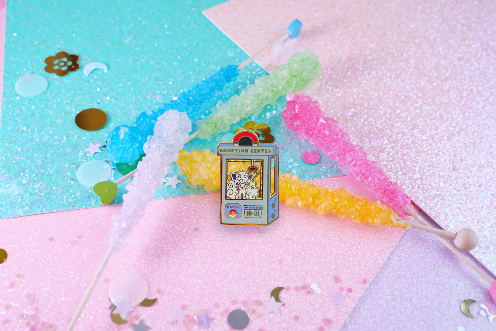 Naytendo – Großhandel Anstecker/Button – Pokemon Alolan Vulpix Emaille-Anstecker, Anime1