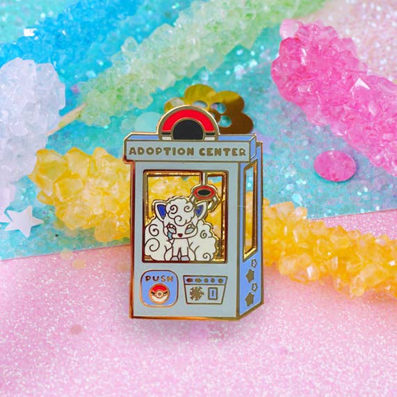 Naytendo – Großhandel Anstecker/Button – Pokemon Alolan Vulpix Emaille-Anstecker, Anime1