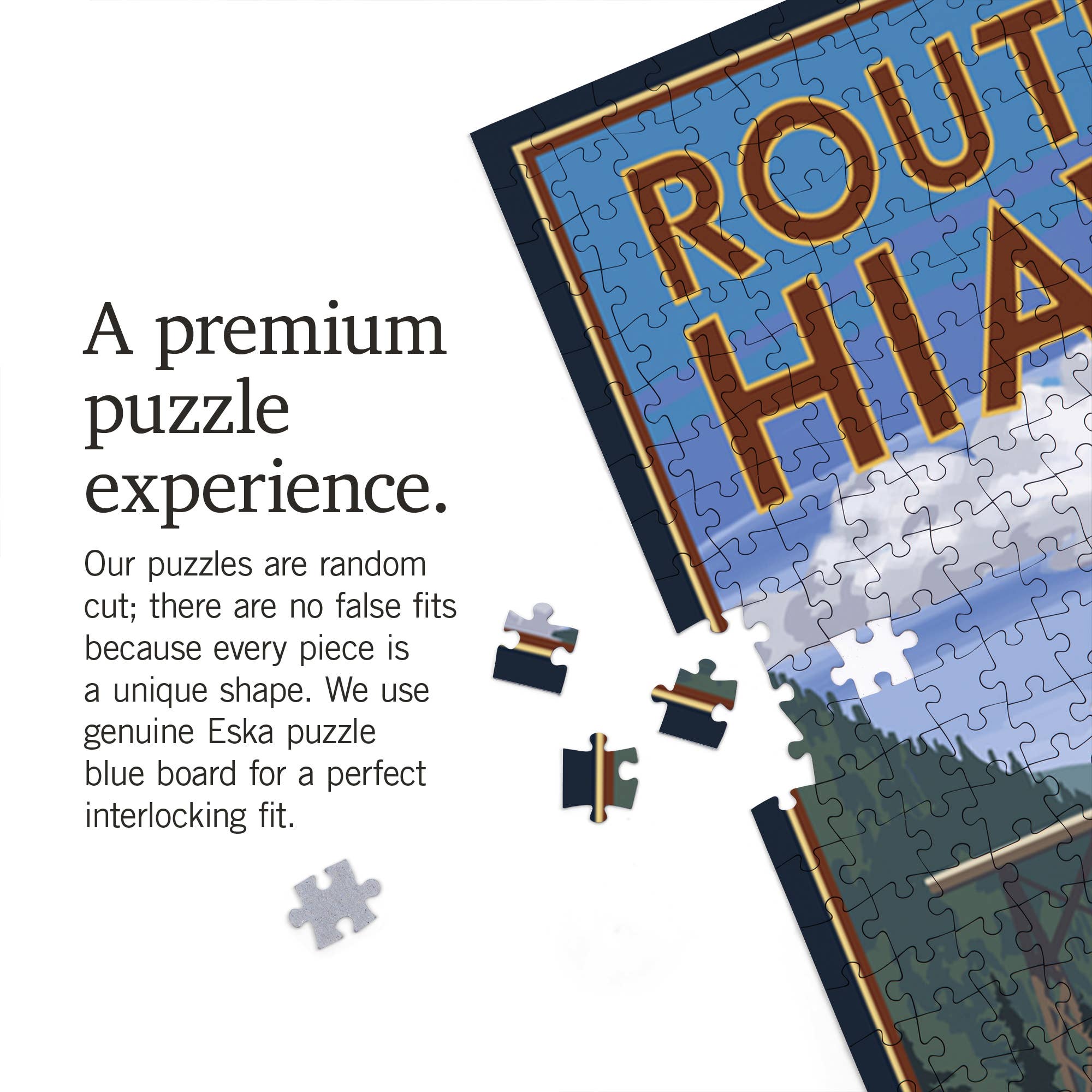 Lantern Press - Wholesale Puzzle - Adult - 1000 PIECE PUZZLE St. Regis, MN, Route of the Hiawatha Bike3