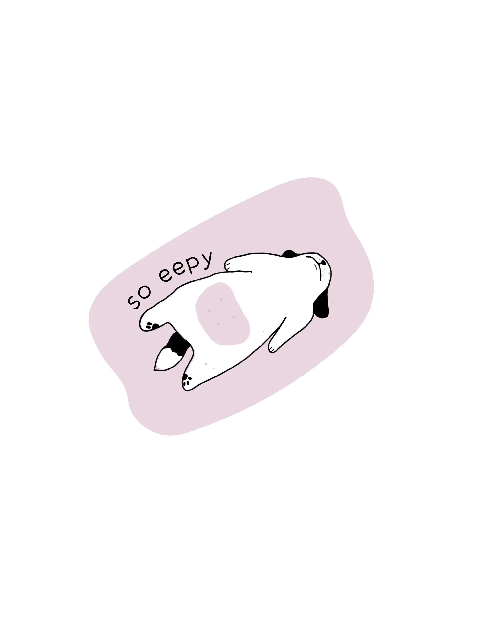 Chonk Studio NYC - Wholesale Sticker - So Eepy Dog Meme Mini Sticker1