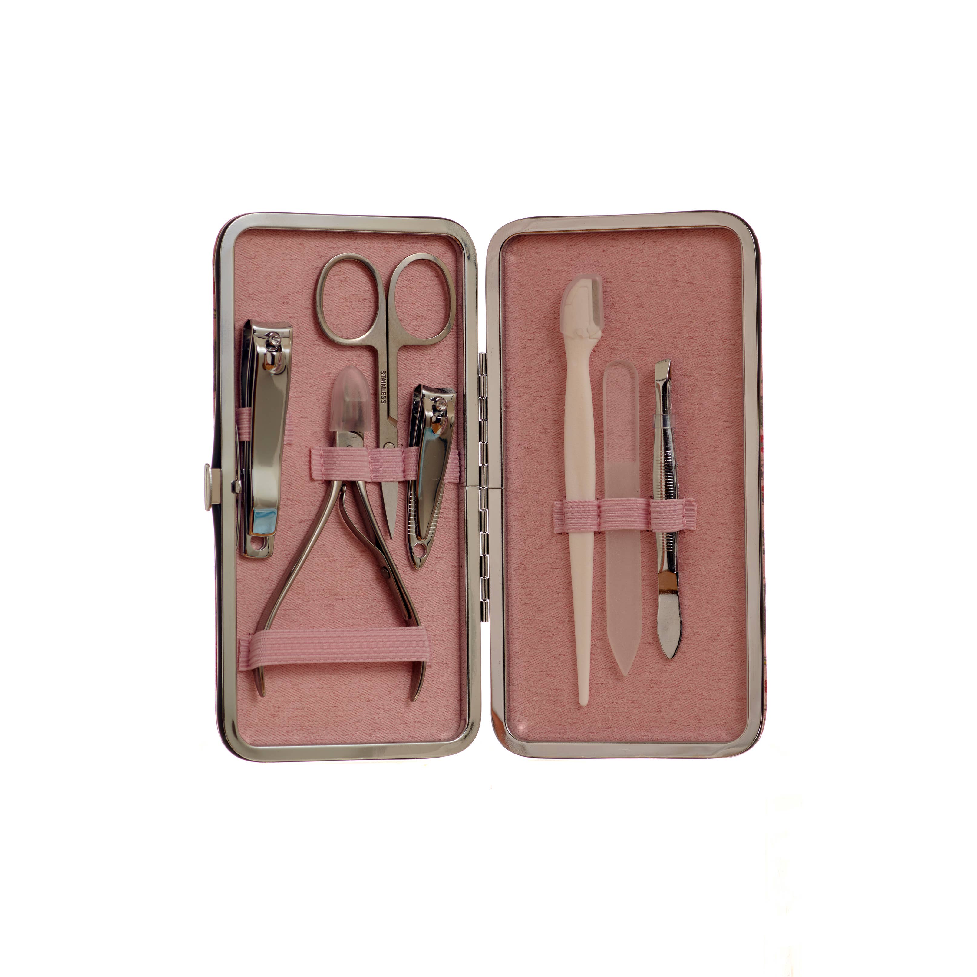Beauty Pro - Wholesale Nailcare Set - Danielle Winter Blossom 8 PC Manicure Set with Carrying Case2
