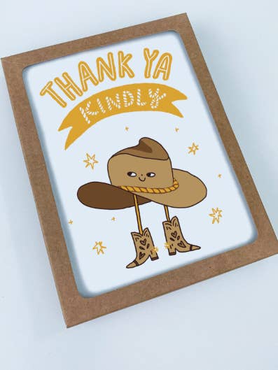 Coffret de cartes Thank Ya Kindly pour la vente par Abby Cali Art