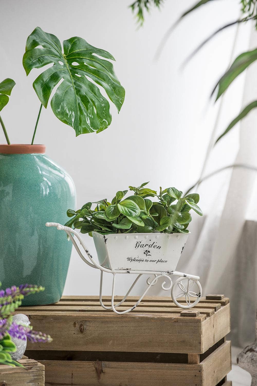 A&B Home Group Inc. – suporte de vaso por atacado – Carrinho de Mão Vaso2