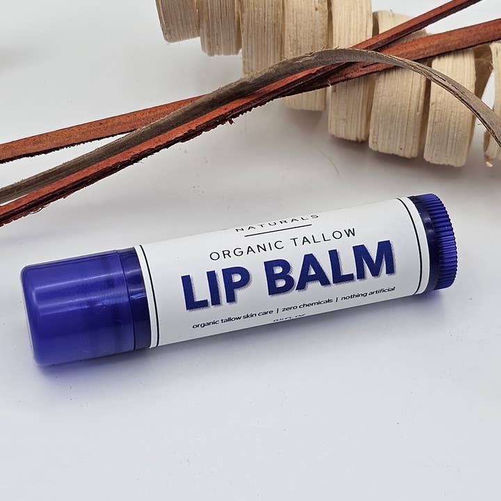 Baume à lèvres - Suif biologique pour la vente par Wild Oasis Naturals