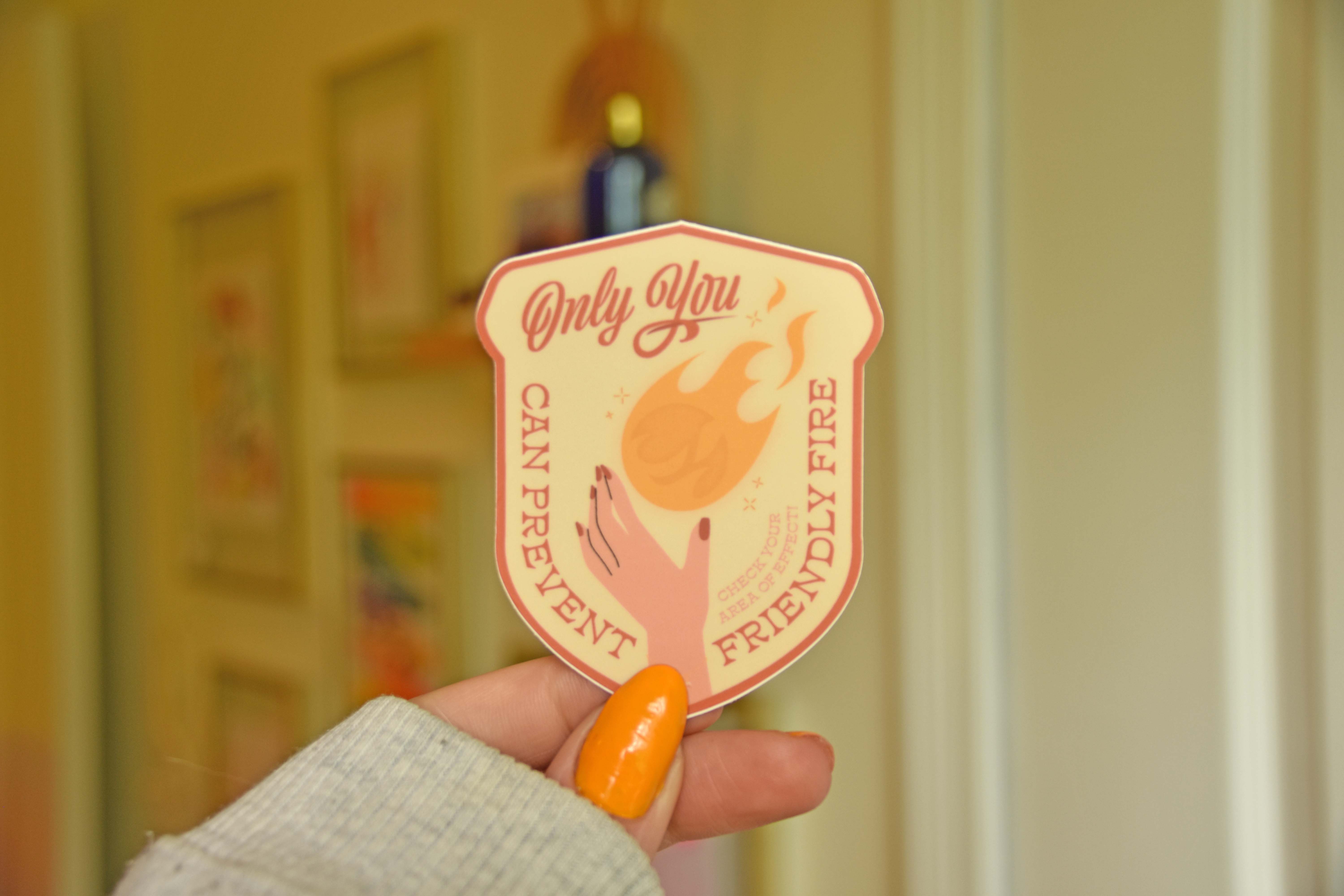 The Franki Hanke - Wholesale Sticker - Fireball Wizard Sticker7