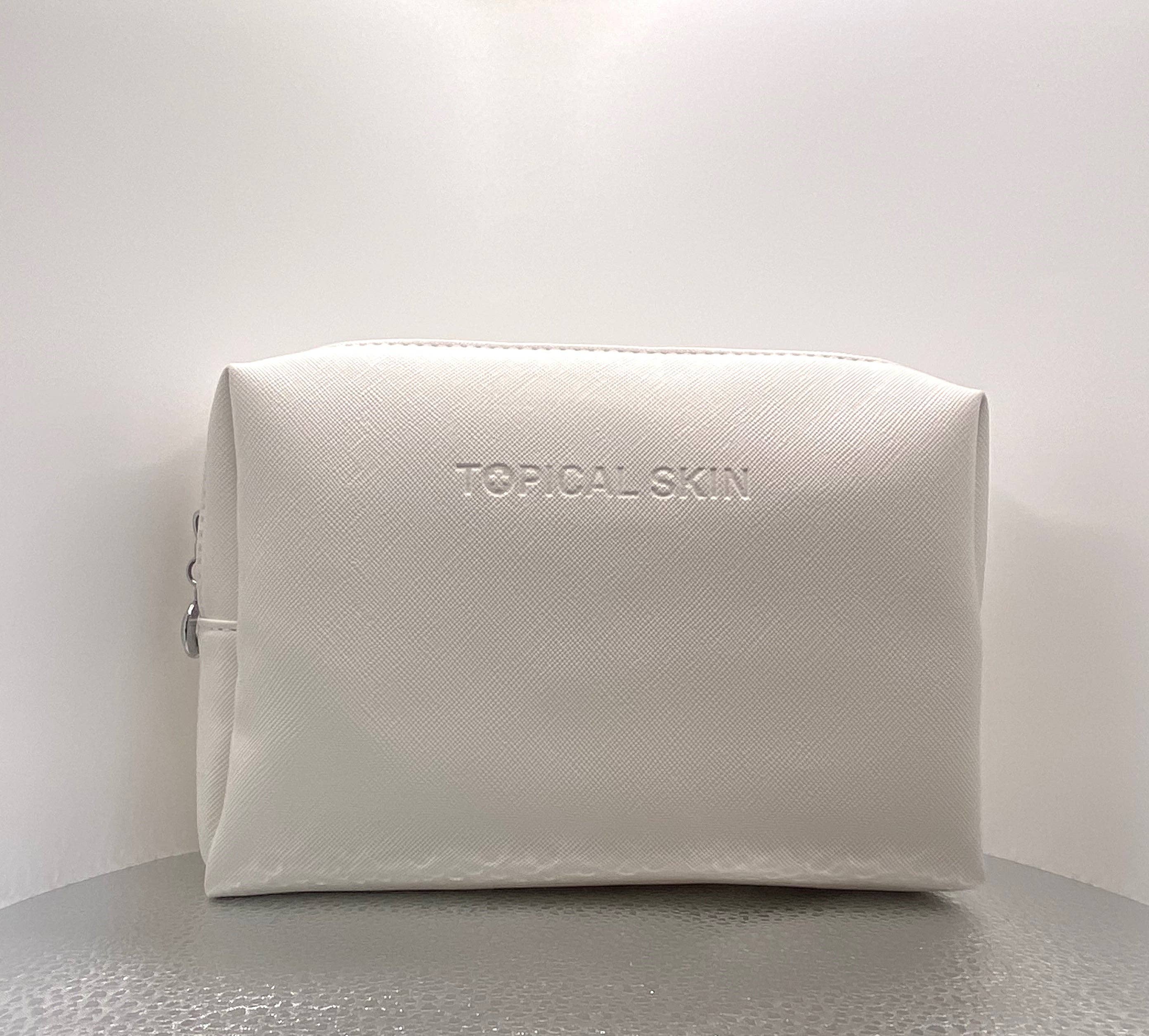 Topical Skin LLC - Wholesale Makeup/Cosmetic Bag - Vegan Saffiano Leather Classic Cosmetic Bag3