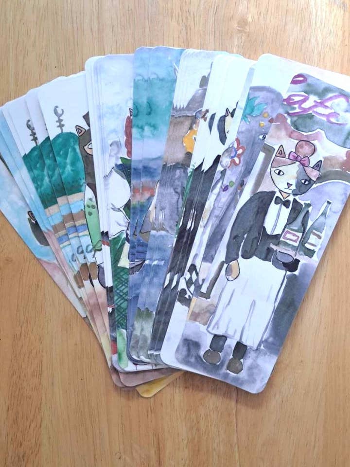 Bookmark A Cat Around The World for wholesale by Boutique d'Ailleurs