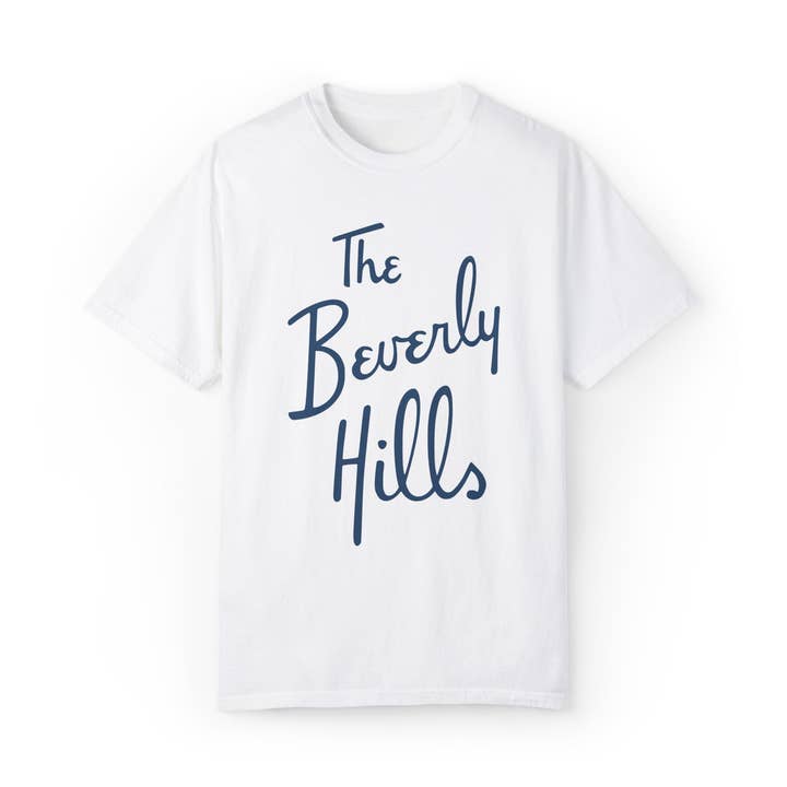 KILLER RETRO - Wholesale Screen Printed T-Shirt - Unisex - Vintage Beverly Hills Graphic Tee1
