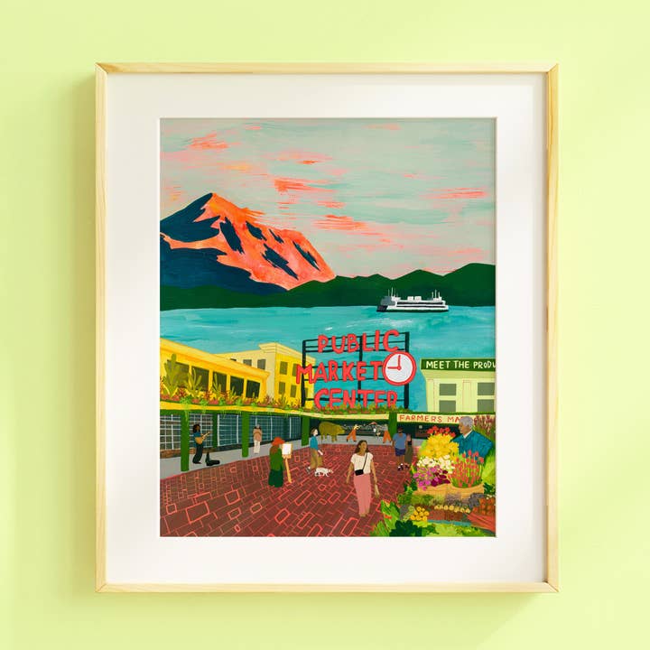 Juliann Choe - Wholesale Art Print - Pike Place Market Art Print0