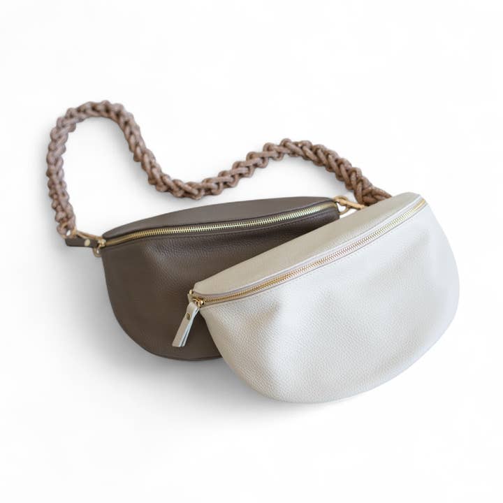 The Fanny Bag – Italian Leather Crossbody & Belt Bag for wholesale by Crystalinx