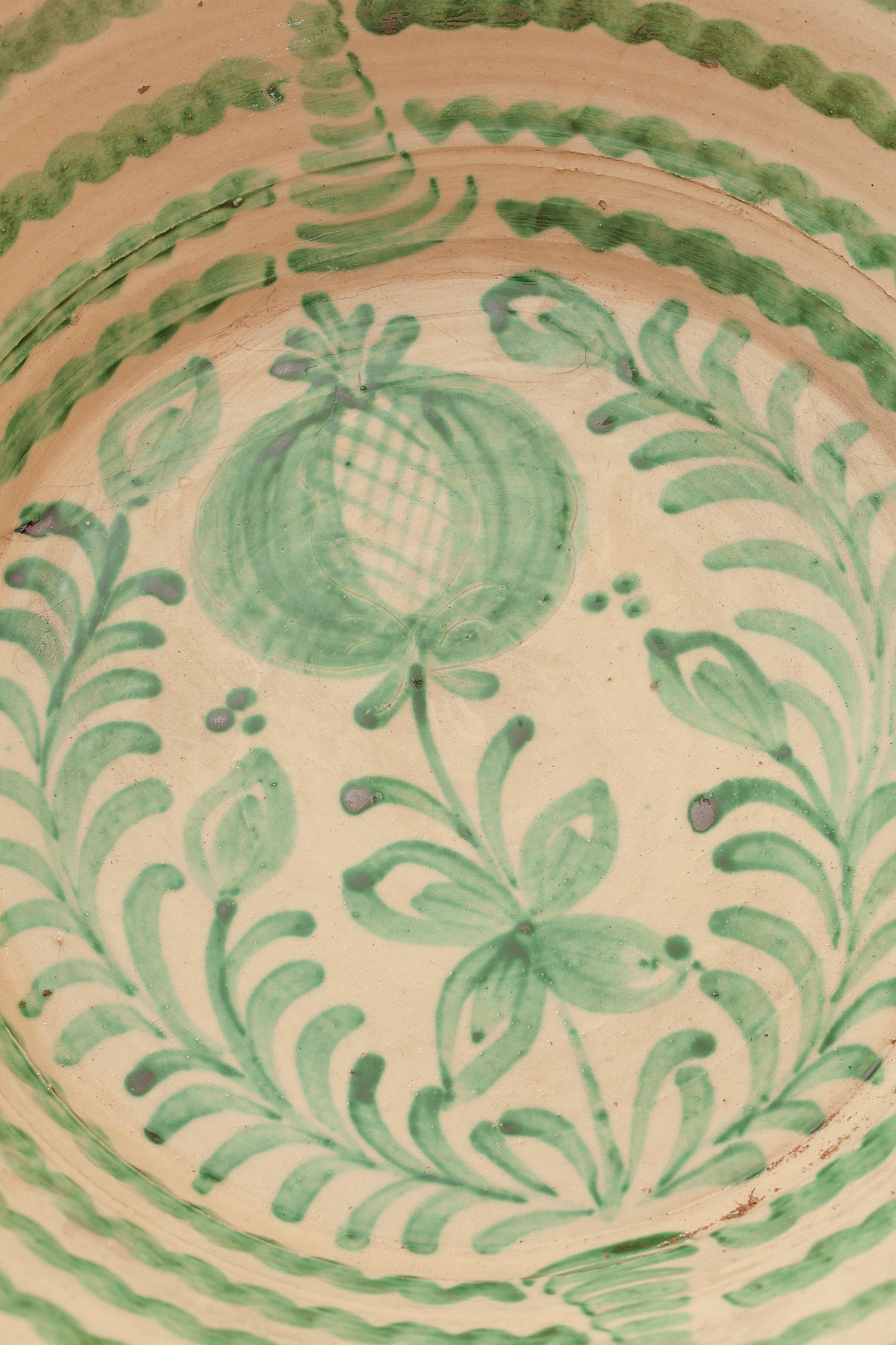 Eturel Madrid - Vente Assiettes/plats/bols de décoration - Lebrillos granaínos verts0