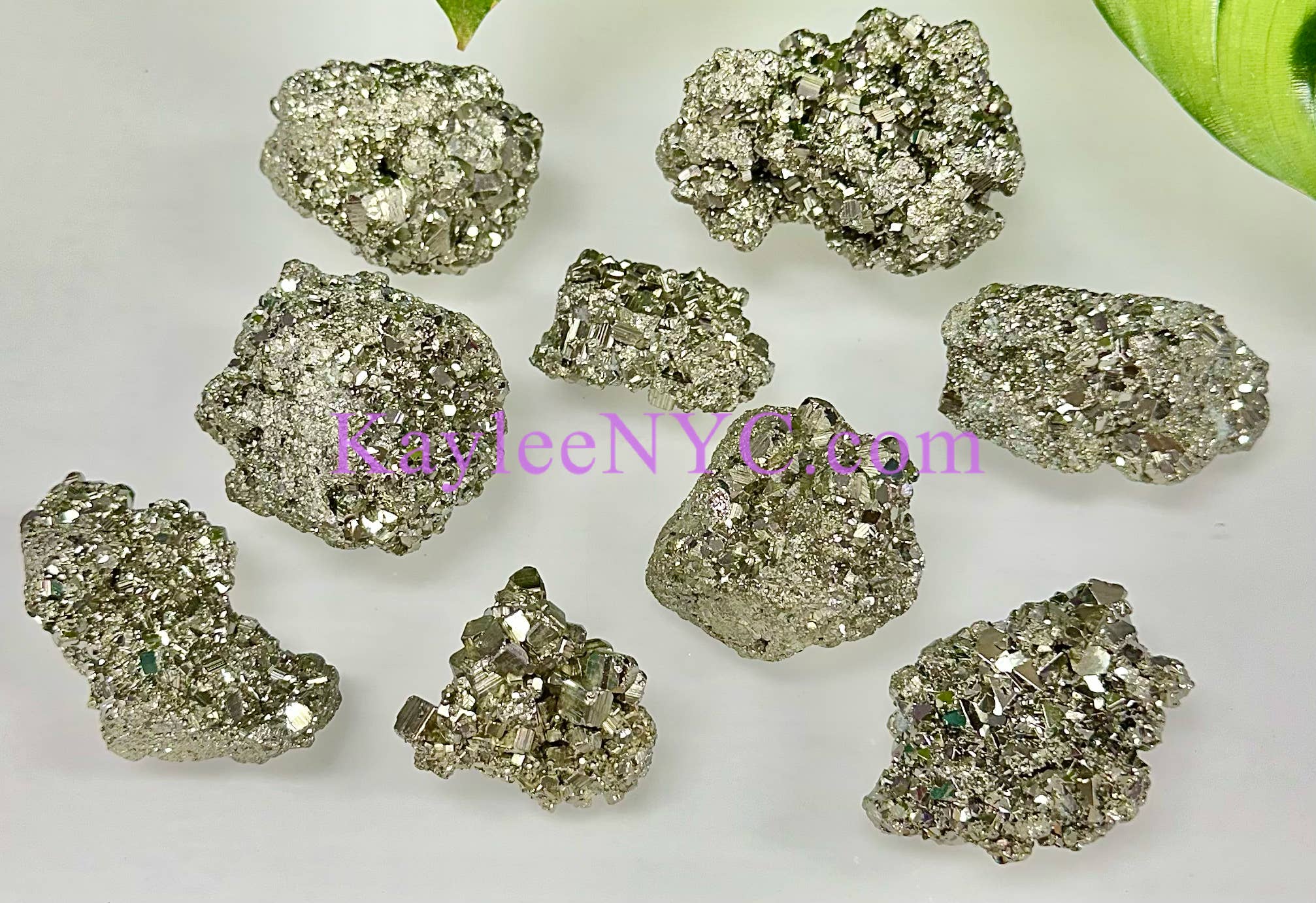 KayleeNYC - Wholesale Spiritual Stone/Crystal - 2 lbs Natural Pyrite Specimen Crystal