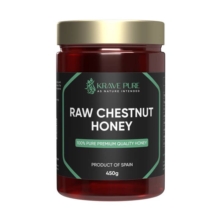 Raw Chestnut Honey 450g for wholesale by Krave Pure