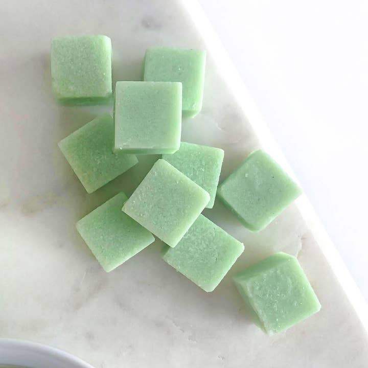 Apple Matcha Sugar Blocks for wholesale by Nana + Livy