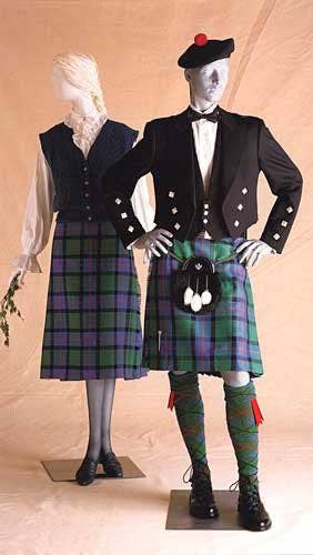 Folkwear – wholesale Craft sewing kit – 152 Scottish Kilts - Sewing Pattern4
