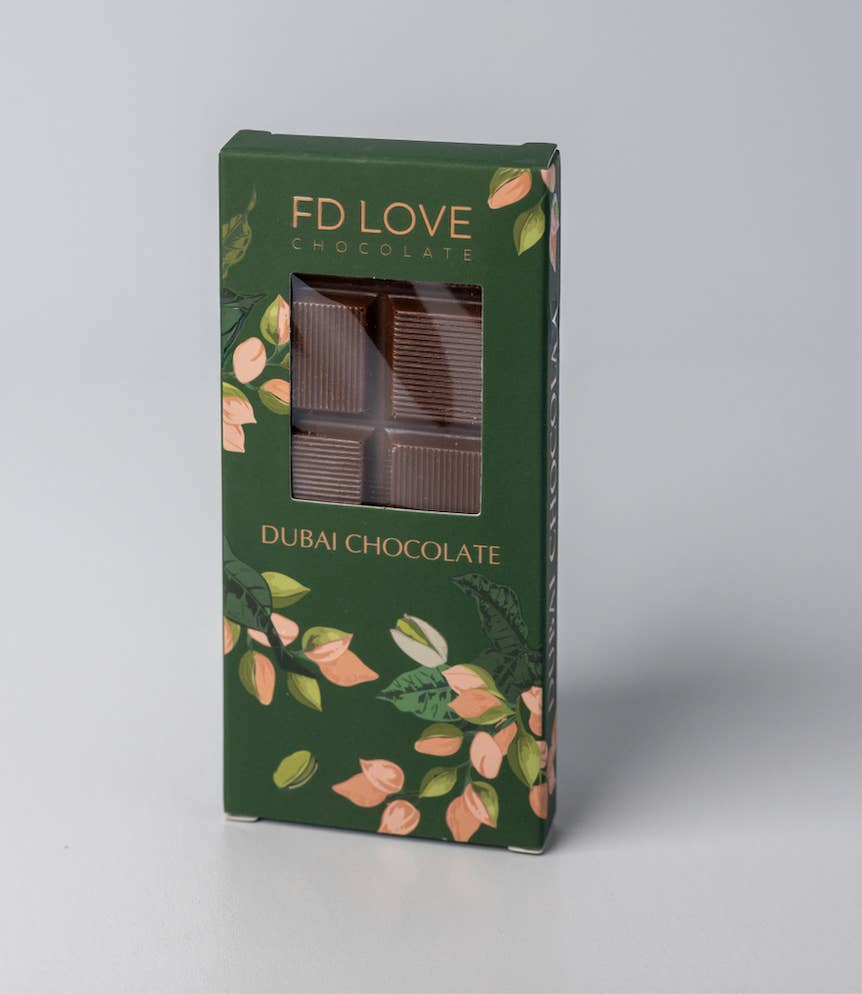 FD Love Chocolate - Wholesale Chocolate Bar - DUBAI CHOCOLATE BAR