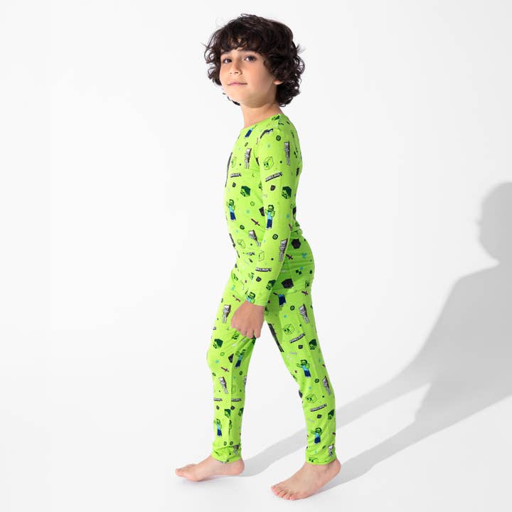 Bellabu Bear - Wholesale Sleepwear Set - Kids - Minecraft Mob Squad Bamboo Kids Pajamas8