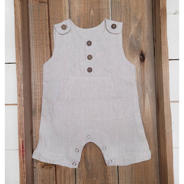 OLIVE & CRADLE – Großhandel Strampler – Baby – Pierre Spring Leinen-Strampler4