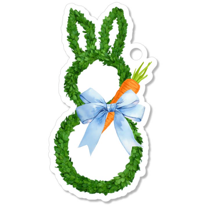 B. ROWE & CO. - Wholesale Gift tag - BOXWOOD BUNNY GIFT TAGS | EASTER
