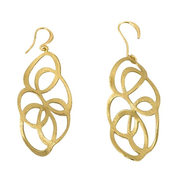 Brincos ovais por atacado de KLK