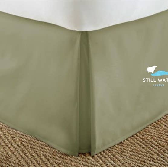 Still Water Linens - Wholesale Bedskirt - Pleated Solid Bed Skirt
8
