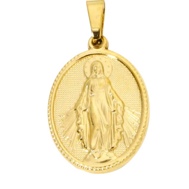 Mother Mary Charm Gold for wholesale by Coco Luna Collection