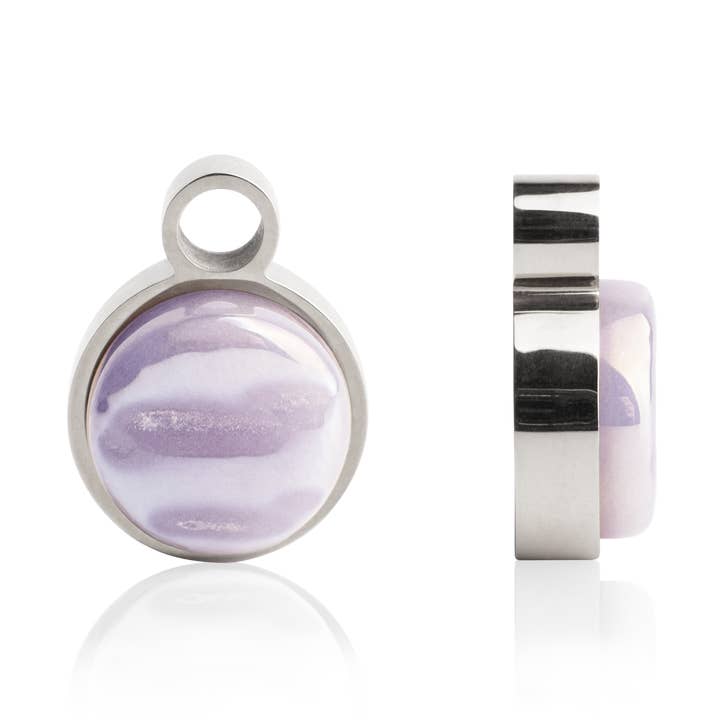 Colgante criollo • plata/lavanda para venta al por mayor de ALEXASCHA