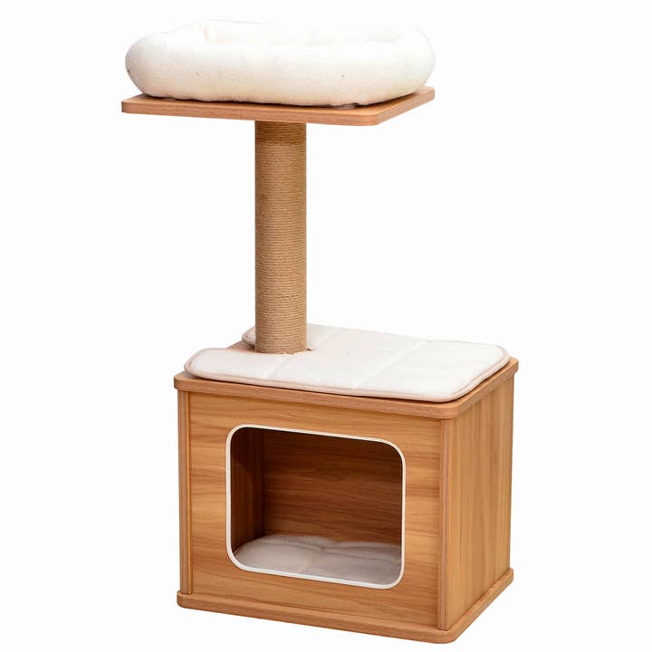 Catry Cedar Cat Tree Condo for wholesale by PetPals Group