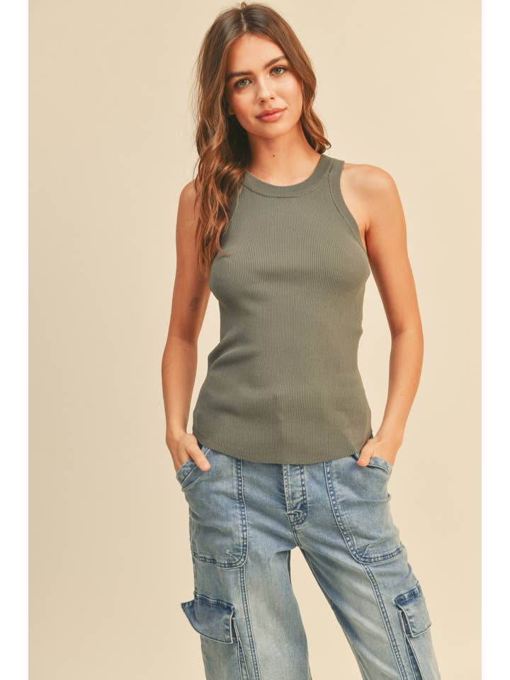 MIOU MUSE - Wholesale Tank Top - Women's - MMT1242 CLASSIC RIBBED TANK TOP15