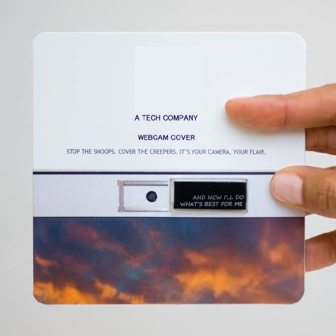 Webcam Cover, What's Best For Me for wholesale by LEE LONDON