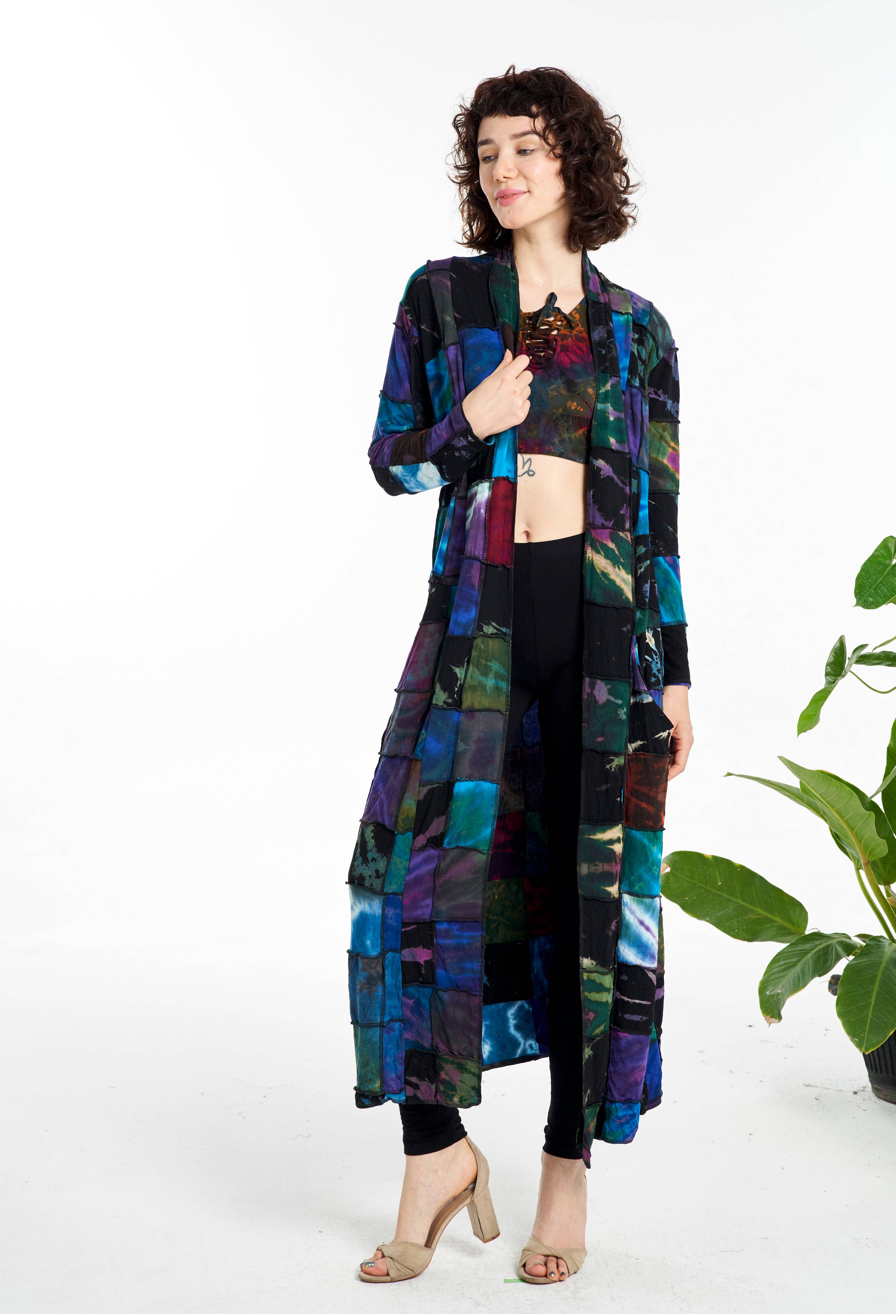 Kathmandu Imports - Vente Cardigan – femme - Cardigan à manches longues (TH-1776)2