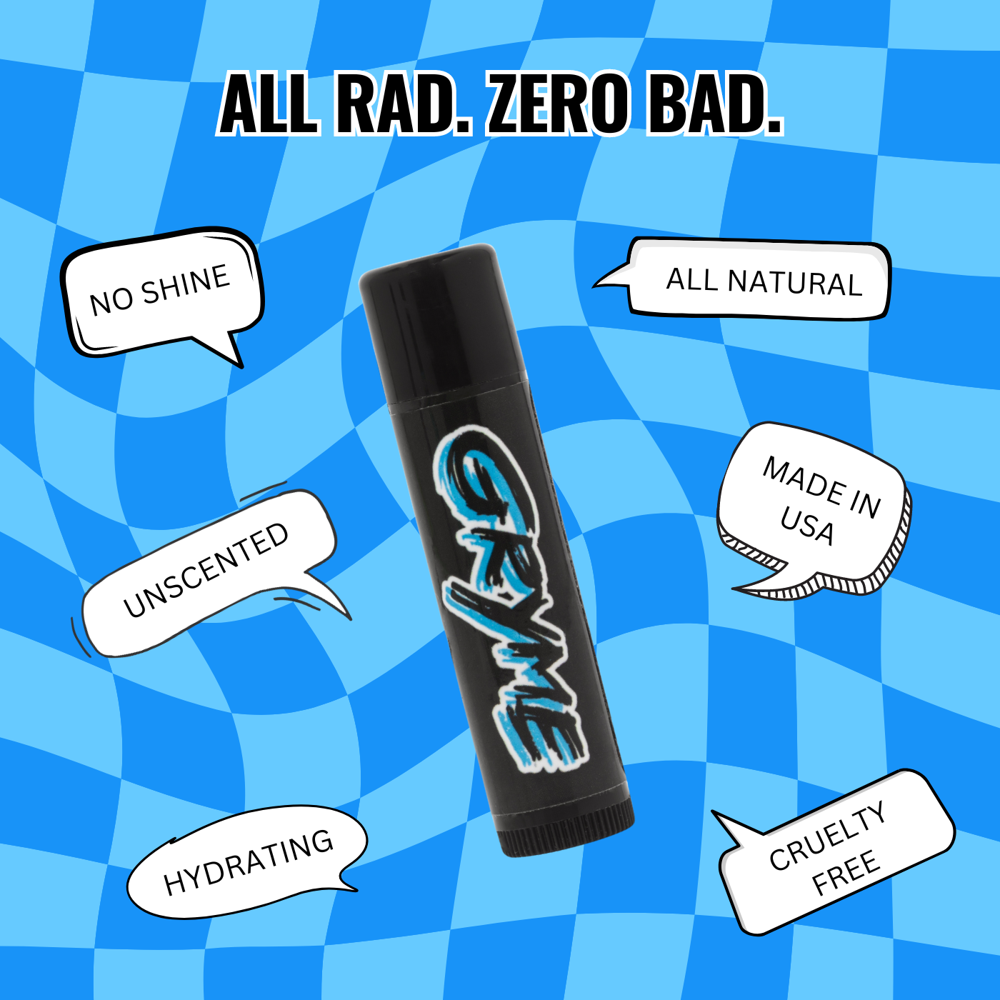 Gryme - Wholesale Lip Balm - Gryme No Shine Lip Balm - Unscented (set of 3)1